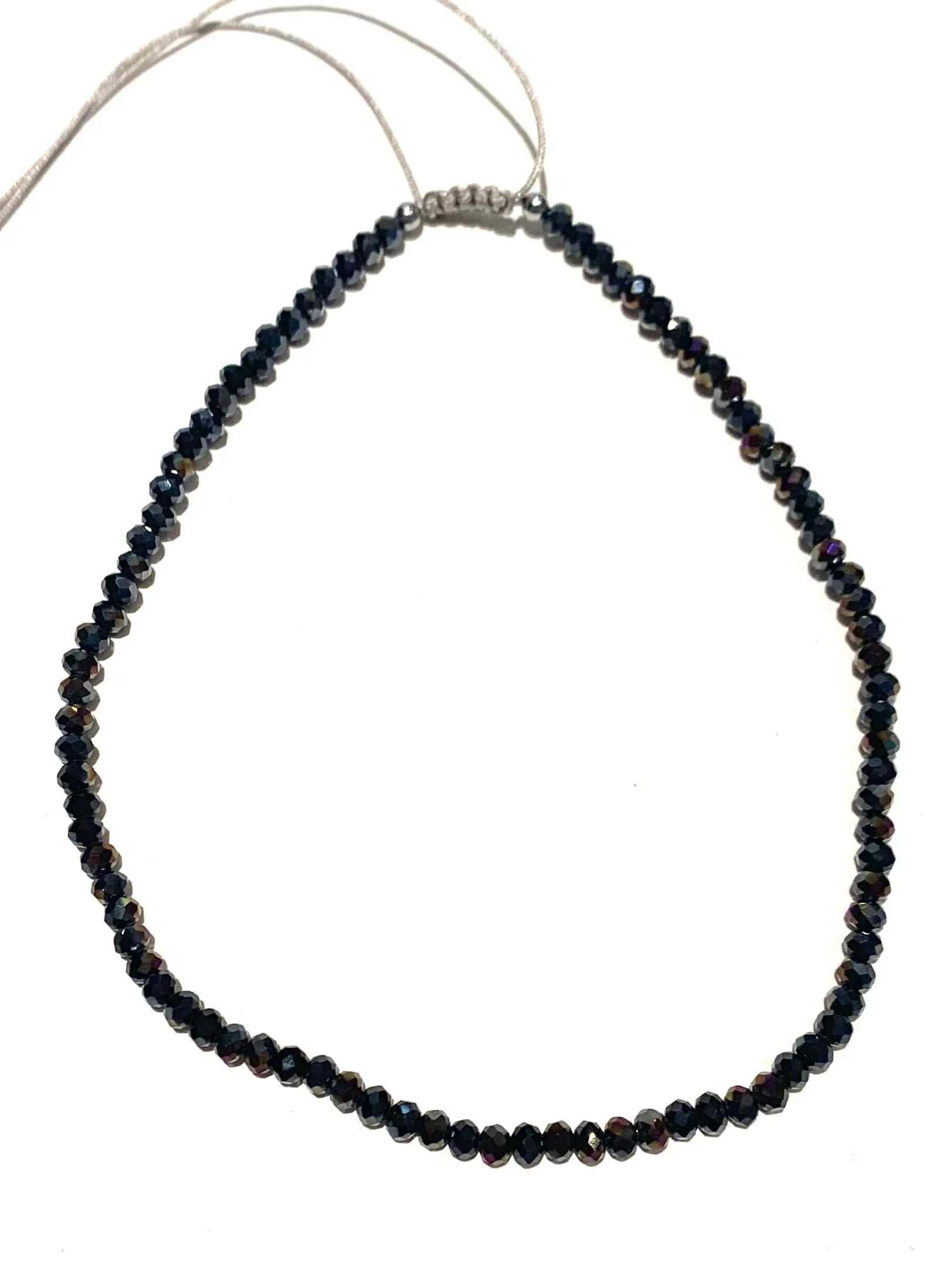 E-HC DESIGNS- Full Crystal Adjustable Choker (many colors available)