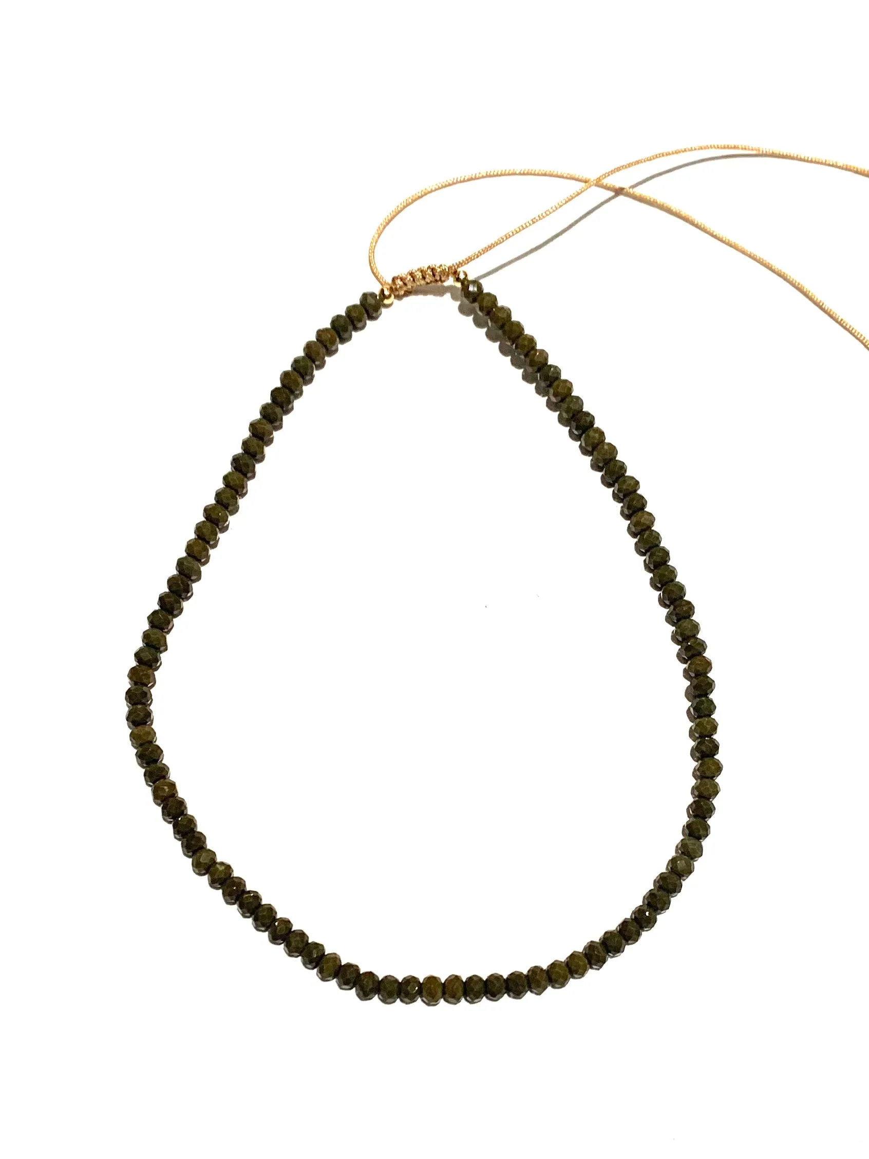E-HC DESIGNS- Full Crystal Adjustable Choker (many colors available)