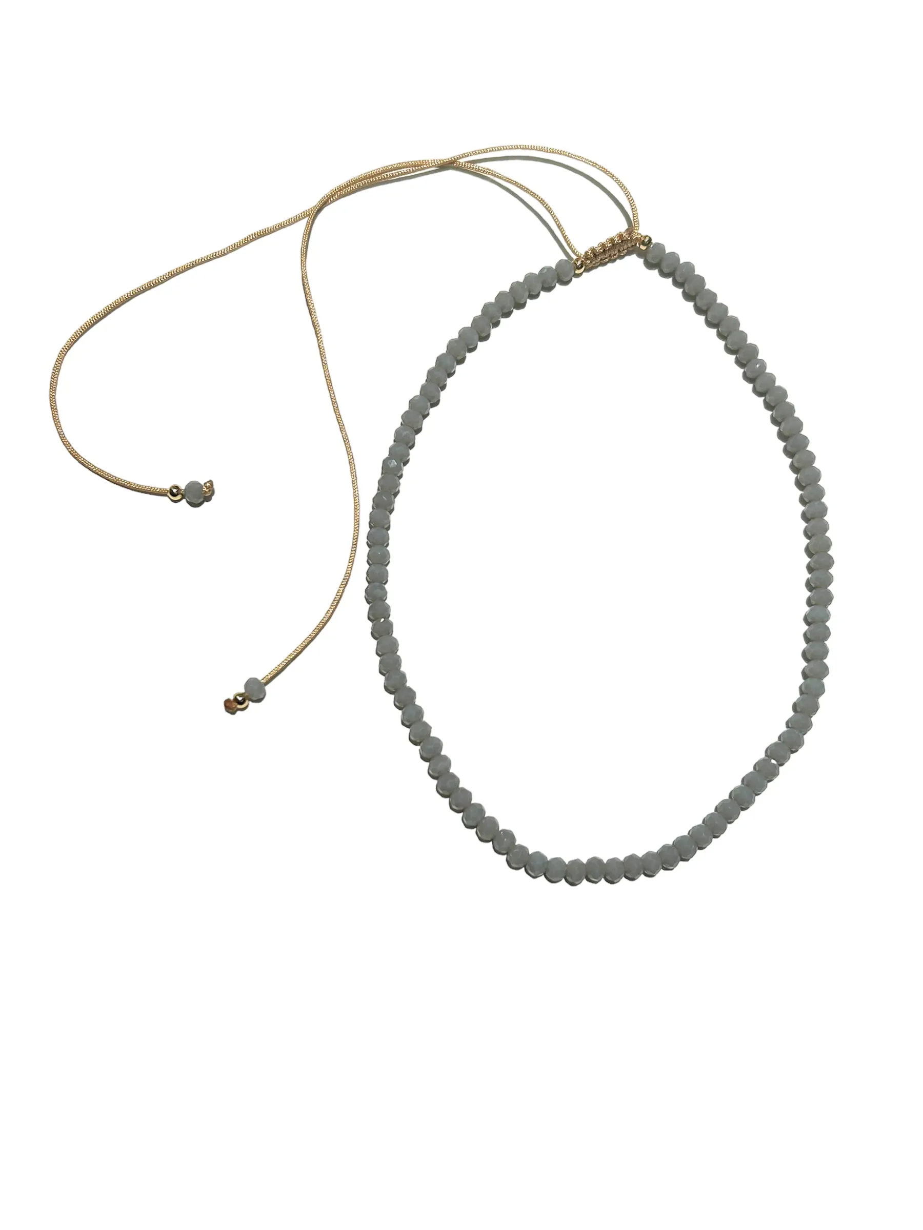 E-HC DESIGNS- Full Crystal Adjustable Choker (many colors available)