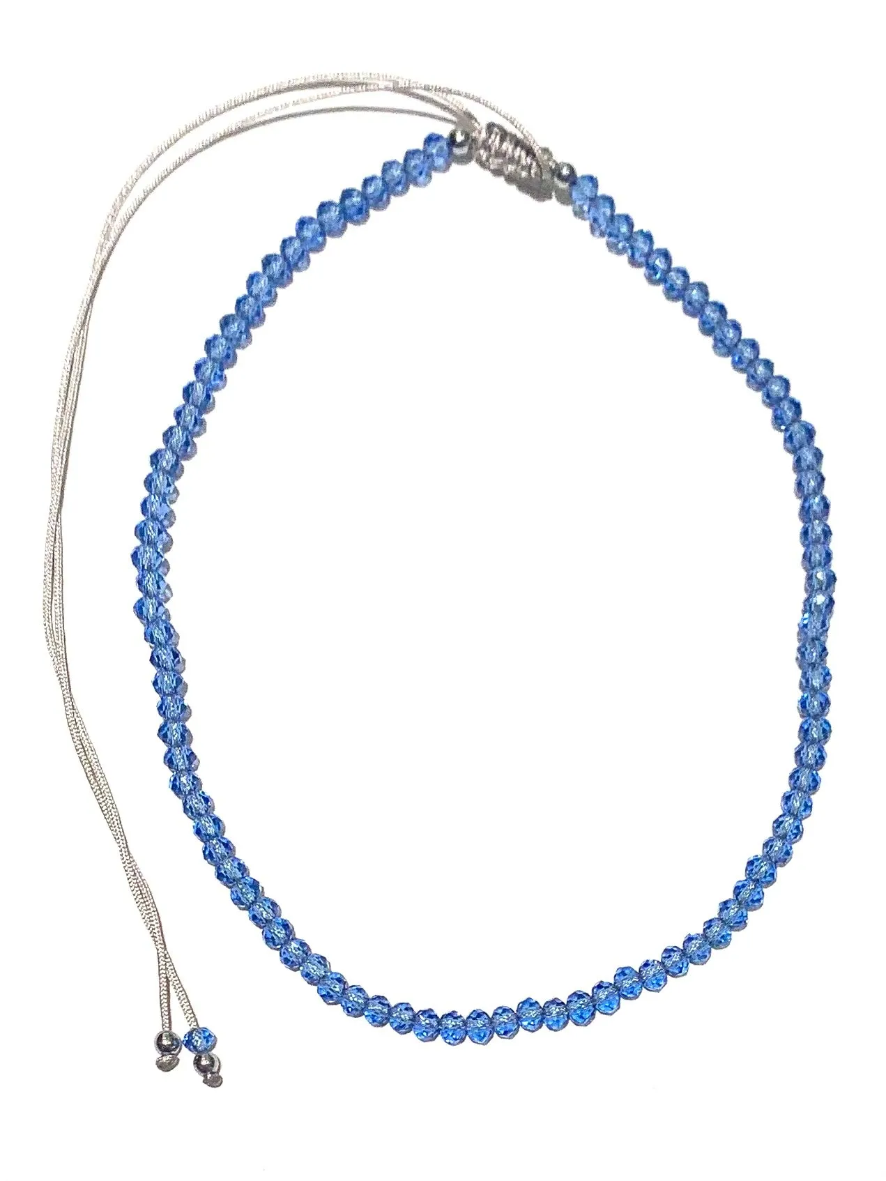 E-HC DESIGNS- Full Crystal Adjustable Choker (many colors available)