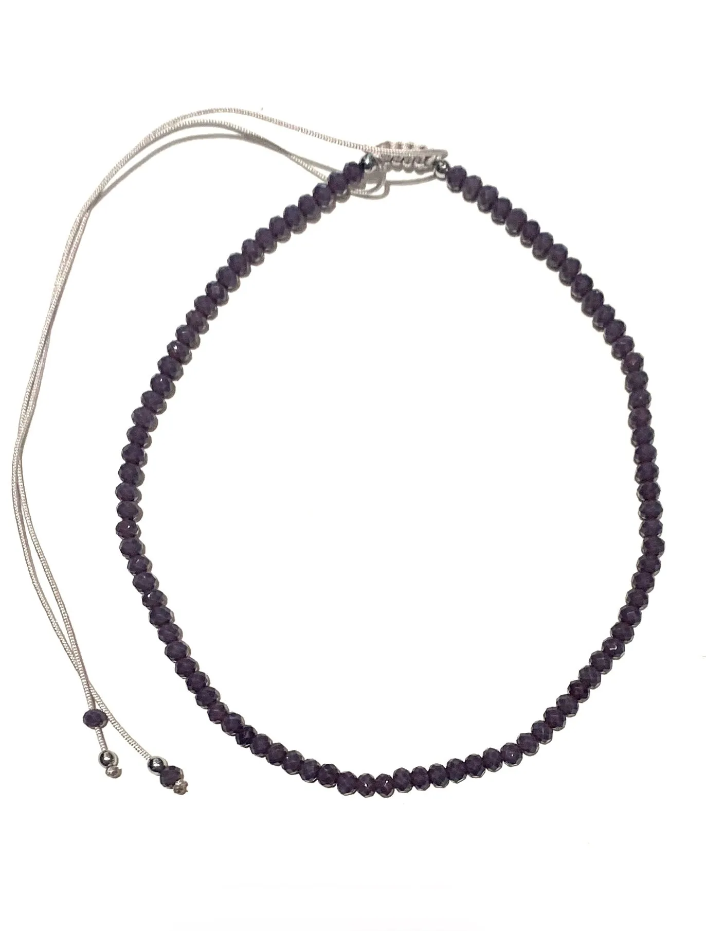 E-HC DESIGNS- Full Crystal Adjustable Choker (many colors available)