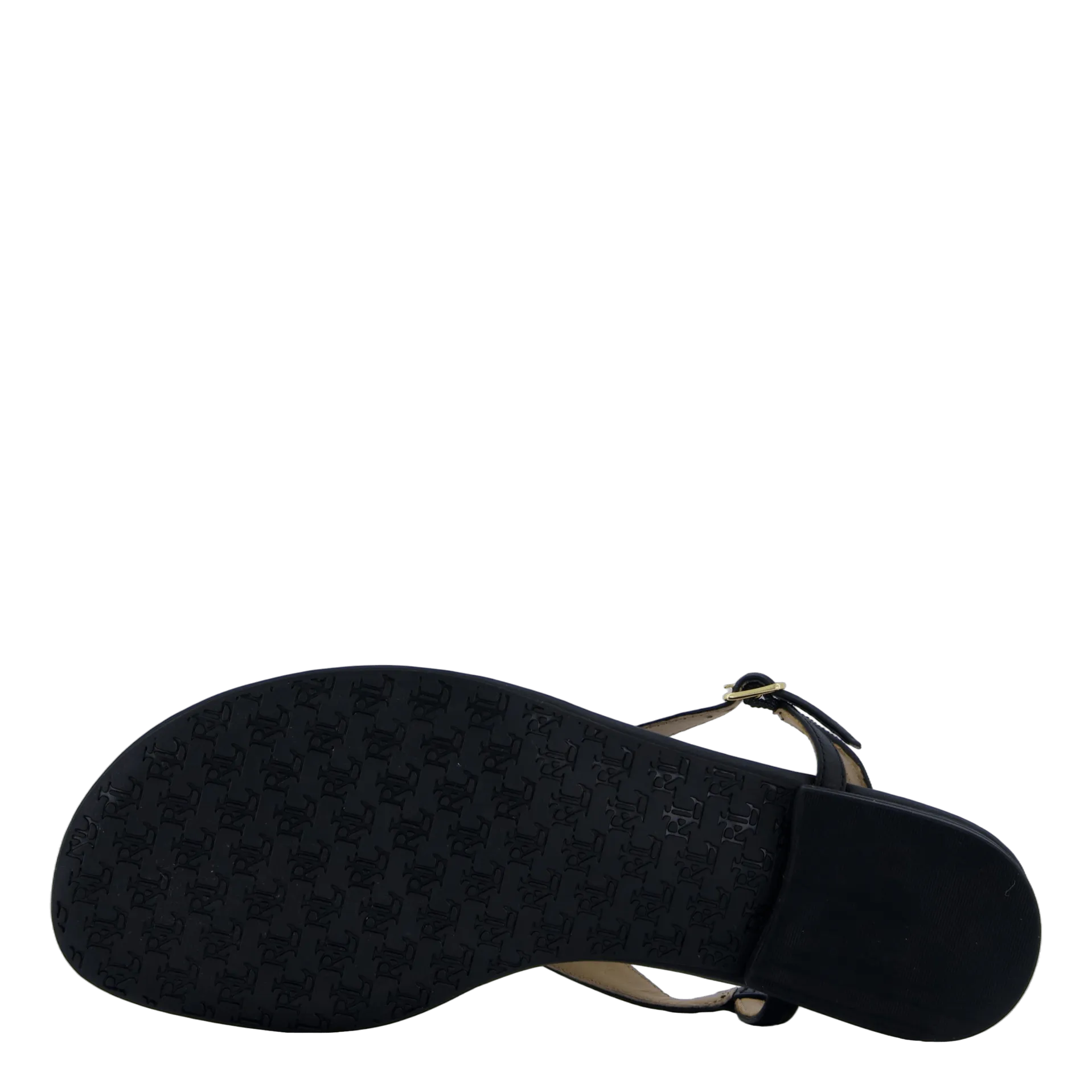 Ellington Burnished Leather Sandal Black