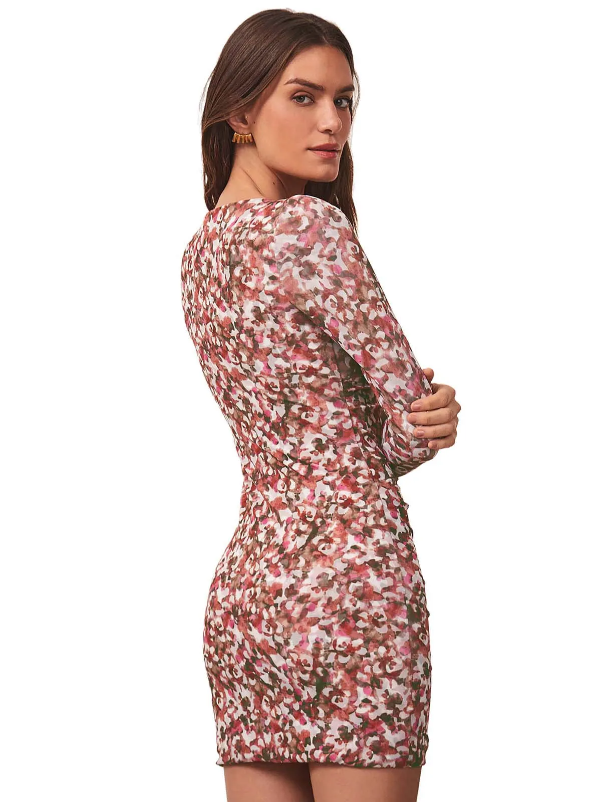 Elsie Detail Short Dress ::RET