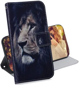 EMAXELER Galaxy A9 2018 Case Cover Shockproof Stylish PU Leather Flip Folio Bookstyle Slim Wallet Protection Case Magnetic Stand Card Slot Case for Samsung Galaxy A9 2018 TXC Lion