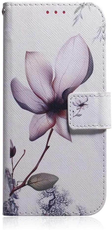 EMAXELER Google Pixel 3A XL Case Cover Shockproof Stylish PU Leather Flip Folio Bookstyle Slim Wallet Protection Case Magnetic Stand Card Slot Case for Google Pixel 3A XL TXC Magnolia