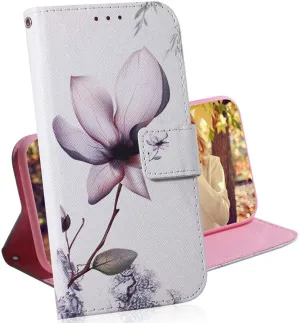 EMAXELER Google Pixel 3A XL Case Cover Shockproof Stylish PU Leather Flip Folio Bookstyle Slim Wallet Protection Case Magnetic Stand Card Slot Case for Google Pixel 3A XL TXC Magnolia