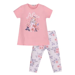 EMC - Alice Floral Legging Set - White
