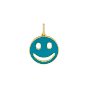 Enamel Cut Out Smiley Charm