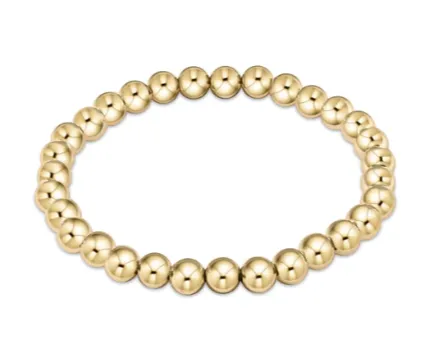 ENewton Classic 6mm Bead Bracelet - Gold