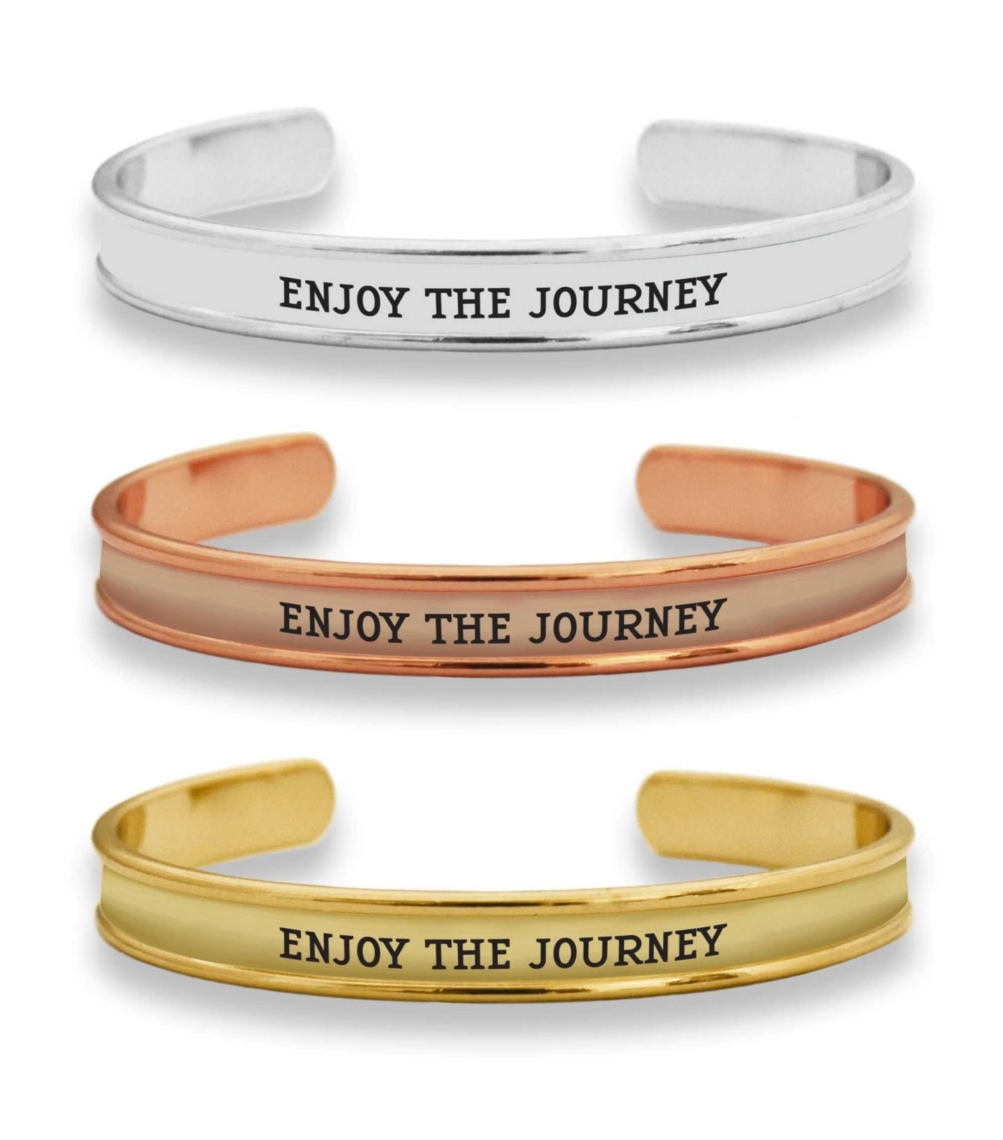 Enjoy The Journey Cuff Bracelet