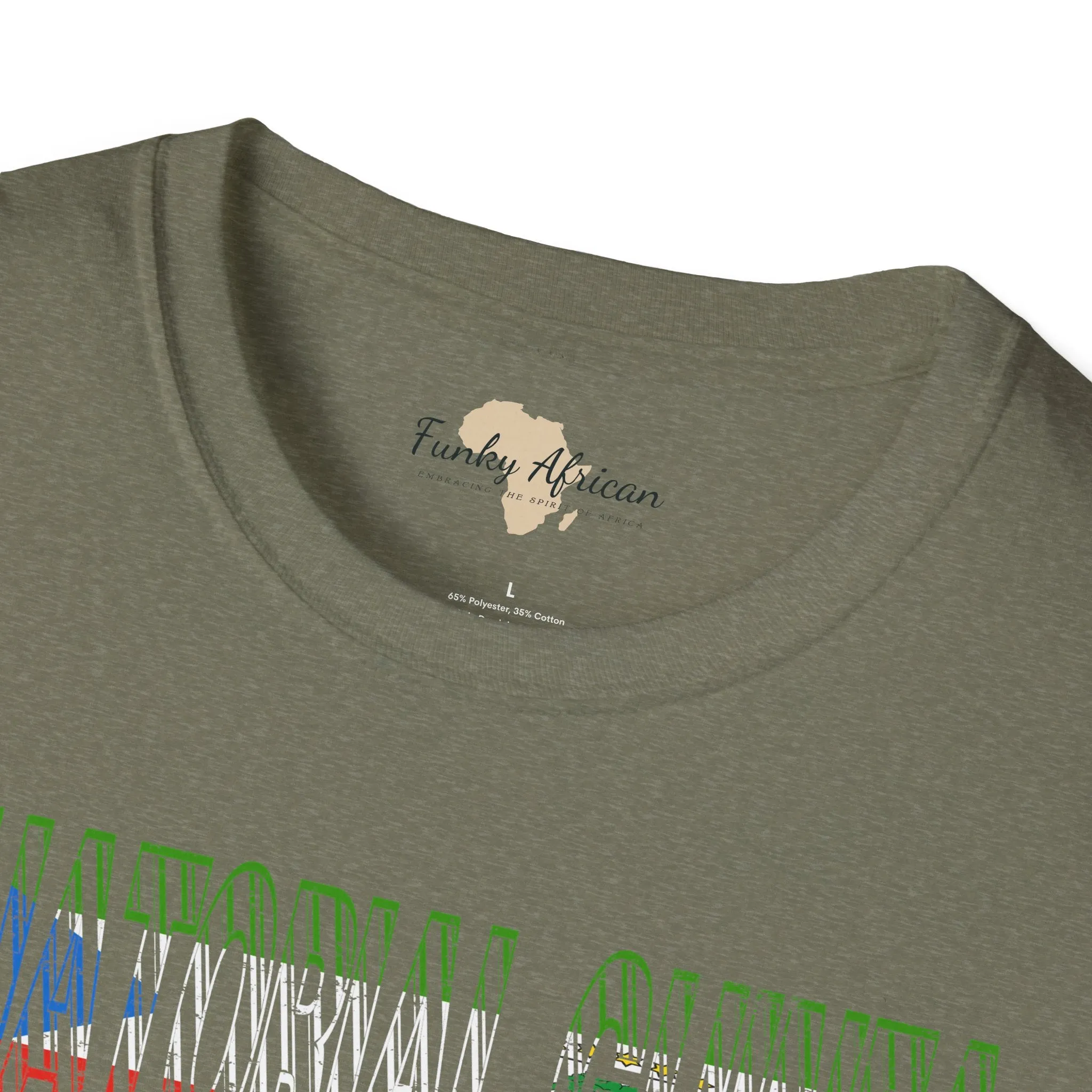 Equatorial Guinea text unisex softstyle tee