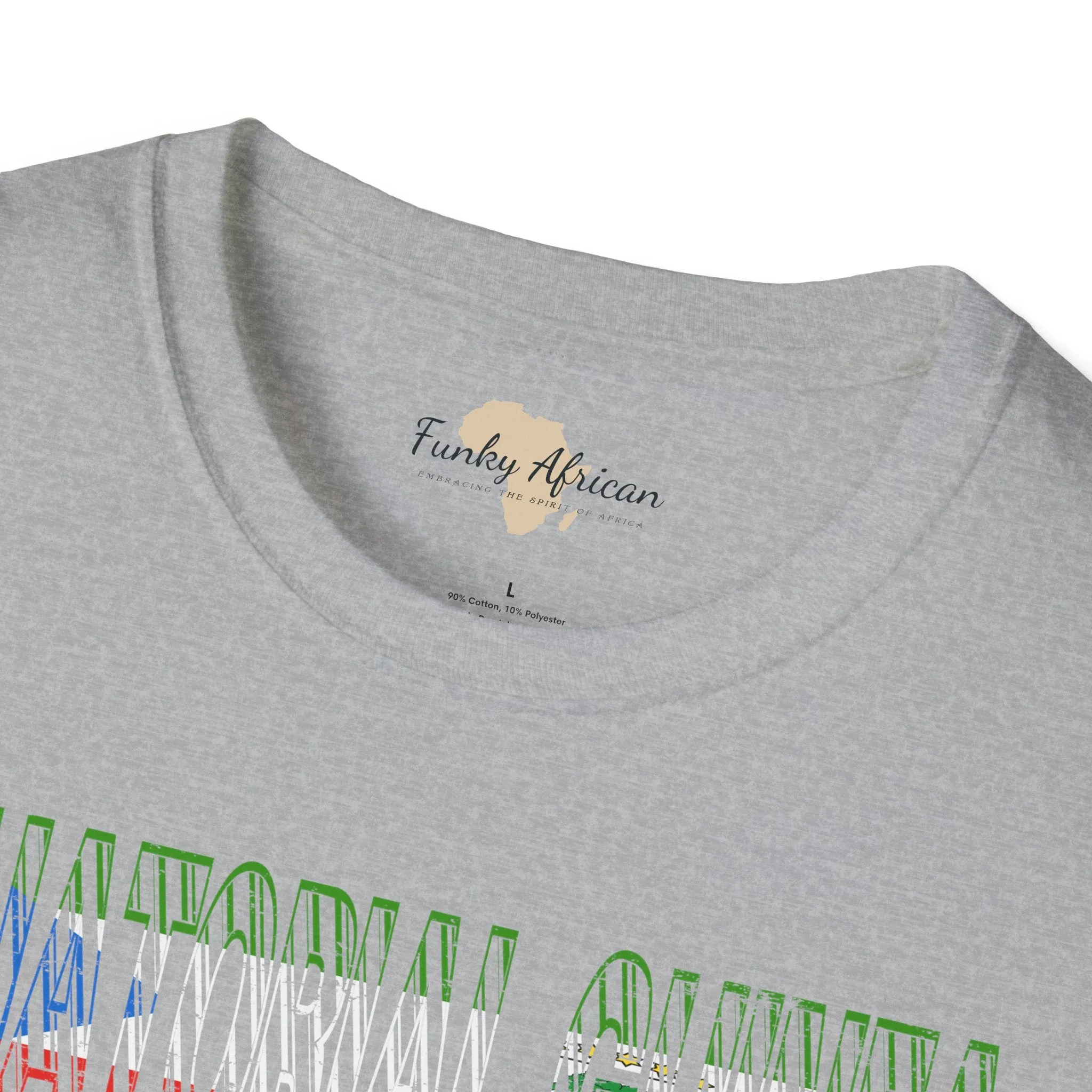 Equatorial Guinea text unisex softstyle tee