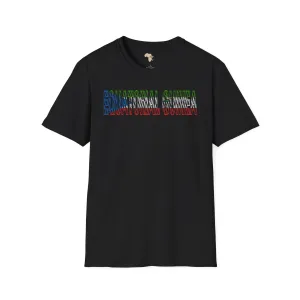 Equatorial Guinea text unisex softstyle tee