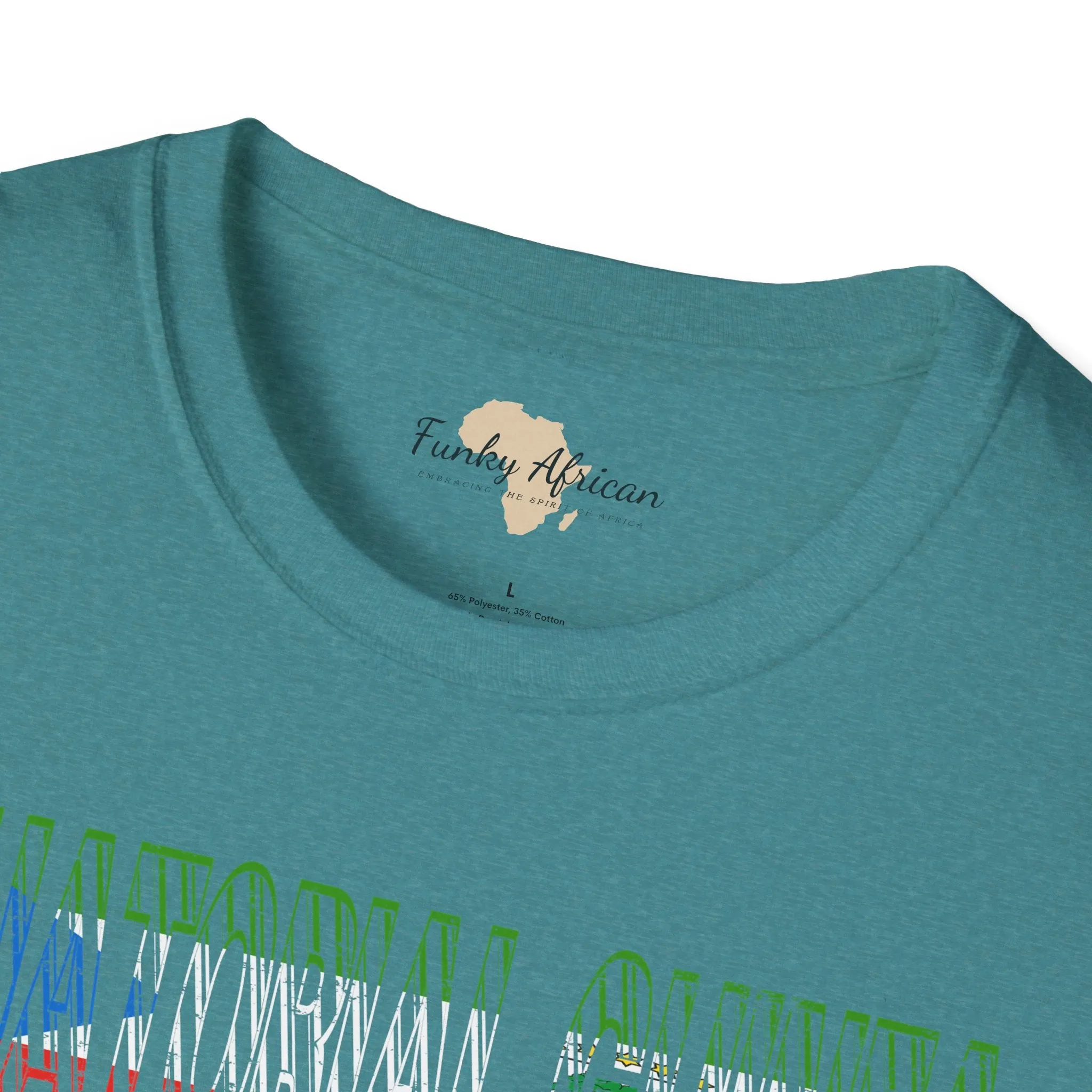 Equatorial Guinea text unisex softstyle tee
