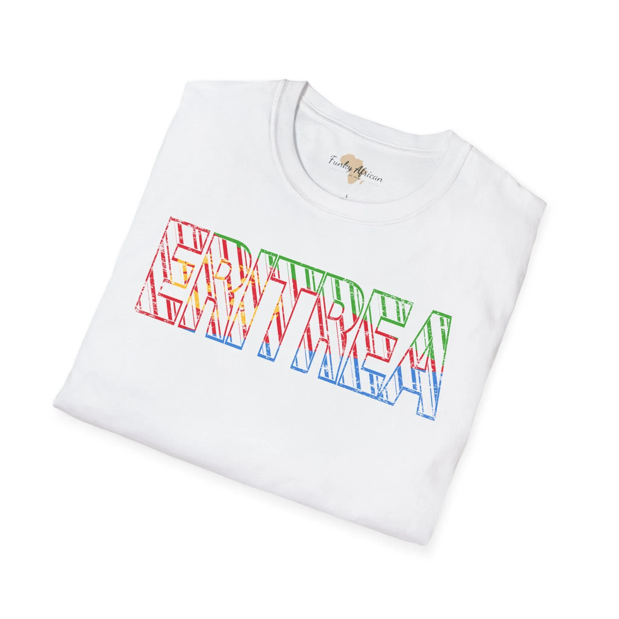 Eritrea text unisex softstyle tee