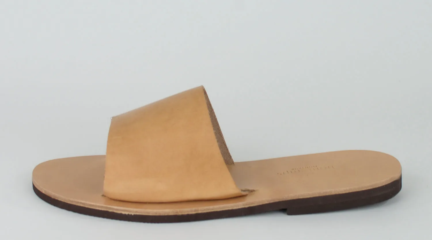EROS NATURAL LEATHER SANDALS