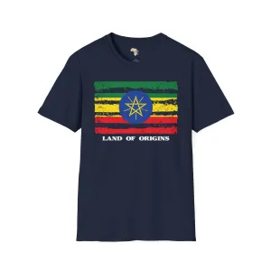 Ethiopia strip unisex softstyle tee