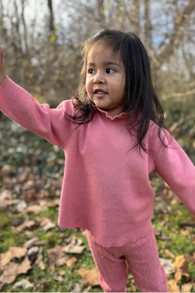 Ettie & H - Herda Sweater | Dark Pink