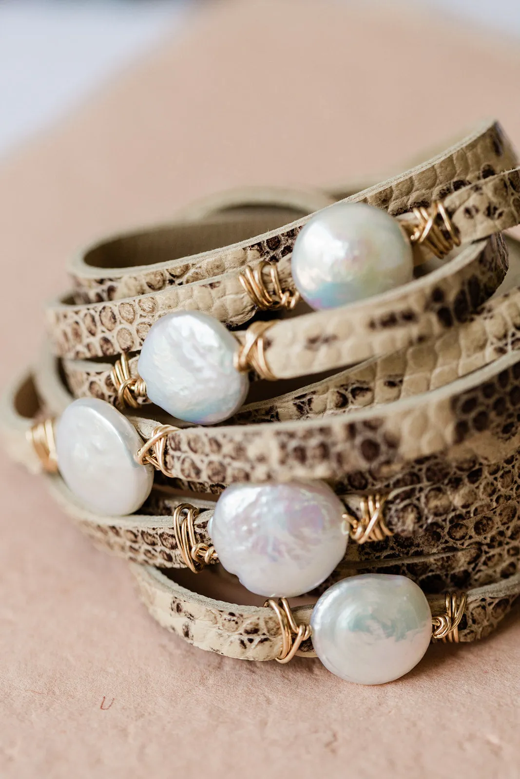 Exotic Snakeskin HALLELUJAH Bracelet, Limited Edition