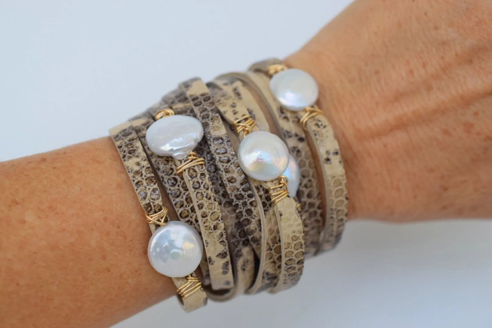 Exotic Snakeskin HALLELUJAH Bracelet, Limited Edition