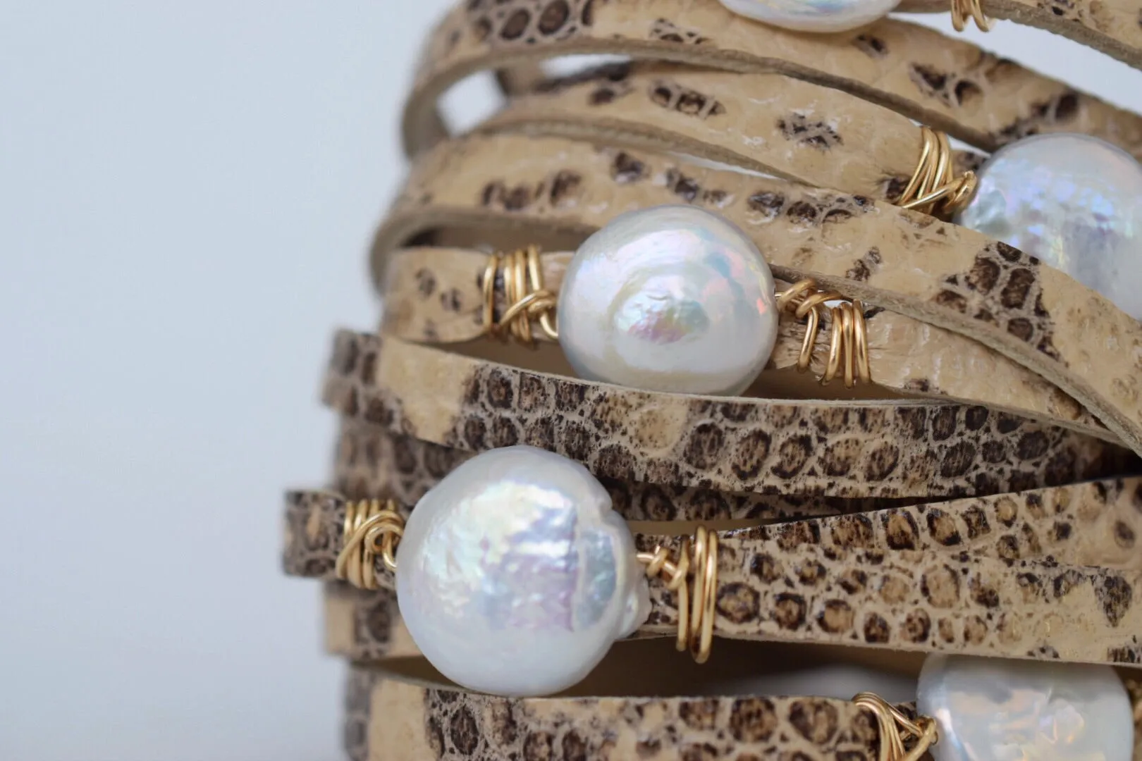 Exotic Snakeskin HALLELUJAH Bracelet, Limited Edition