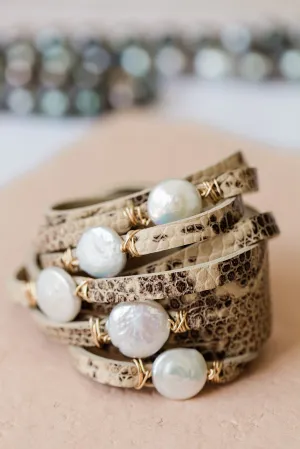 Exotic Snakeskin HALLELUJAH Bracelet, Limited Edition