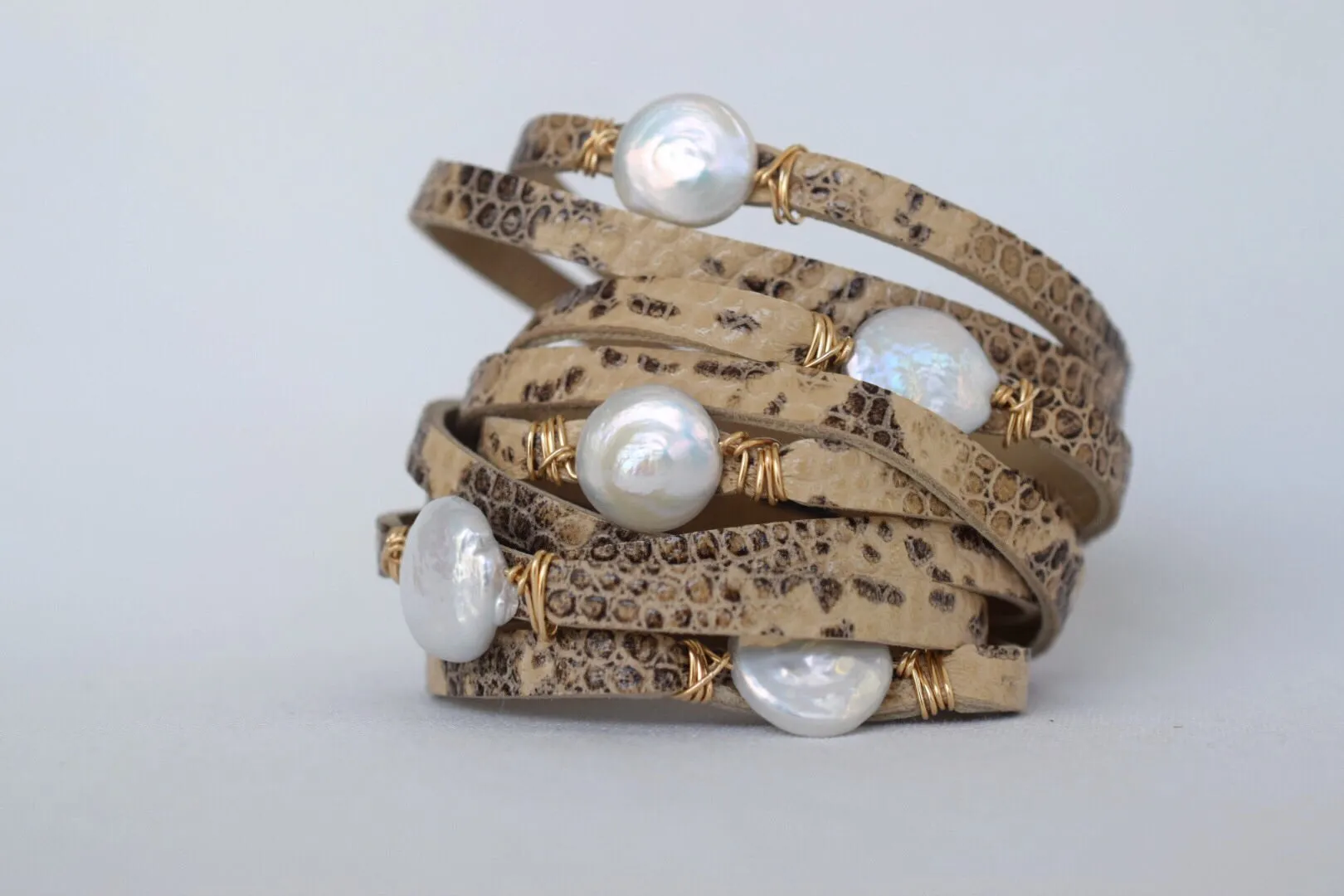 Exotic Snakeskin HALLELUJAH Bracelet, Limited Edition