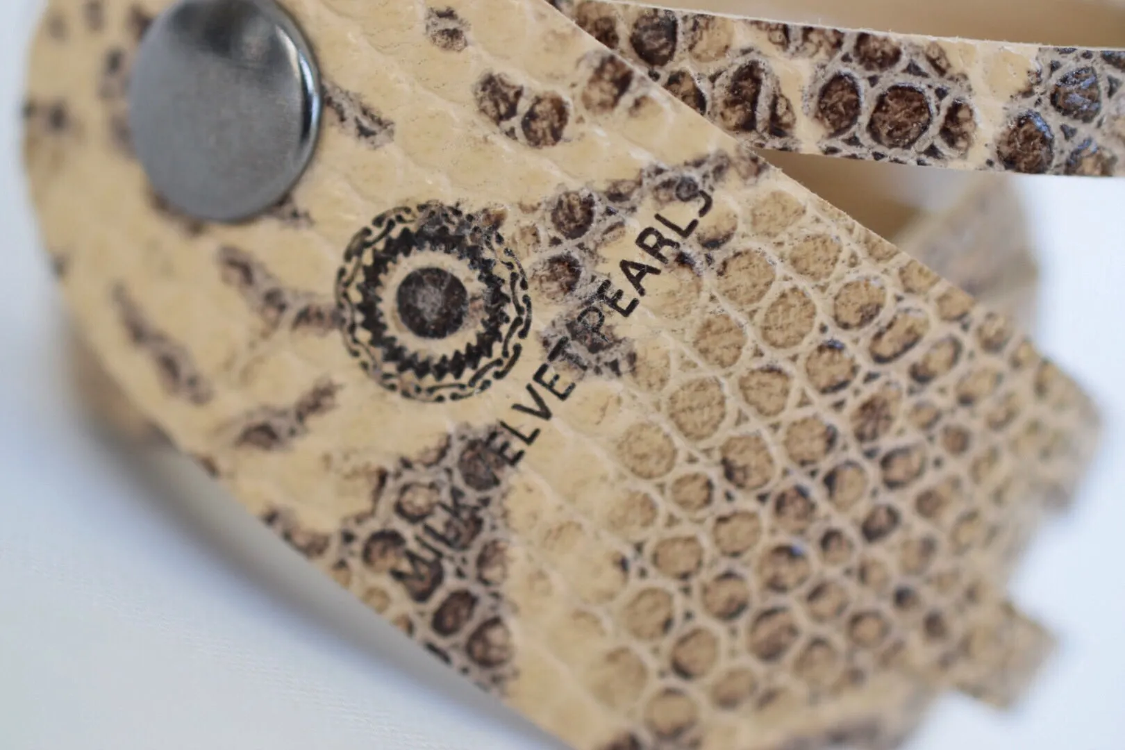 Exotic Snakeskin HALLELUJAH Bracelet, Limited Edition
