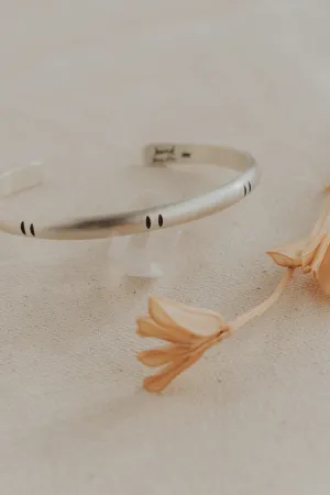 Extra Thick Simple Stamped Cuff Bracelet