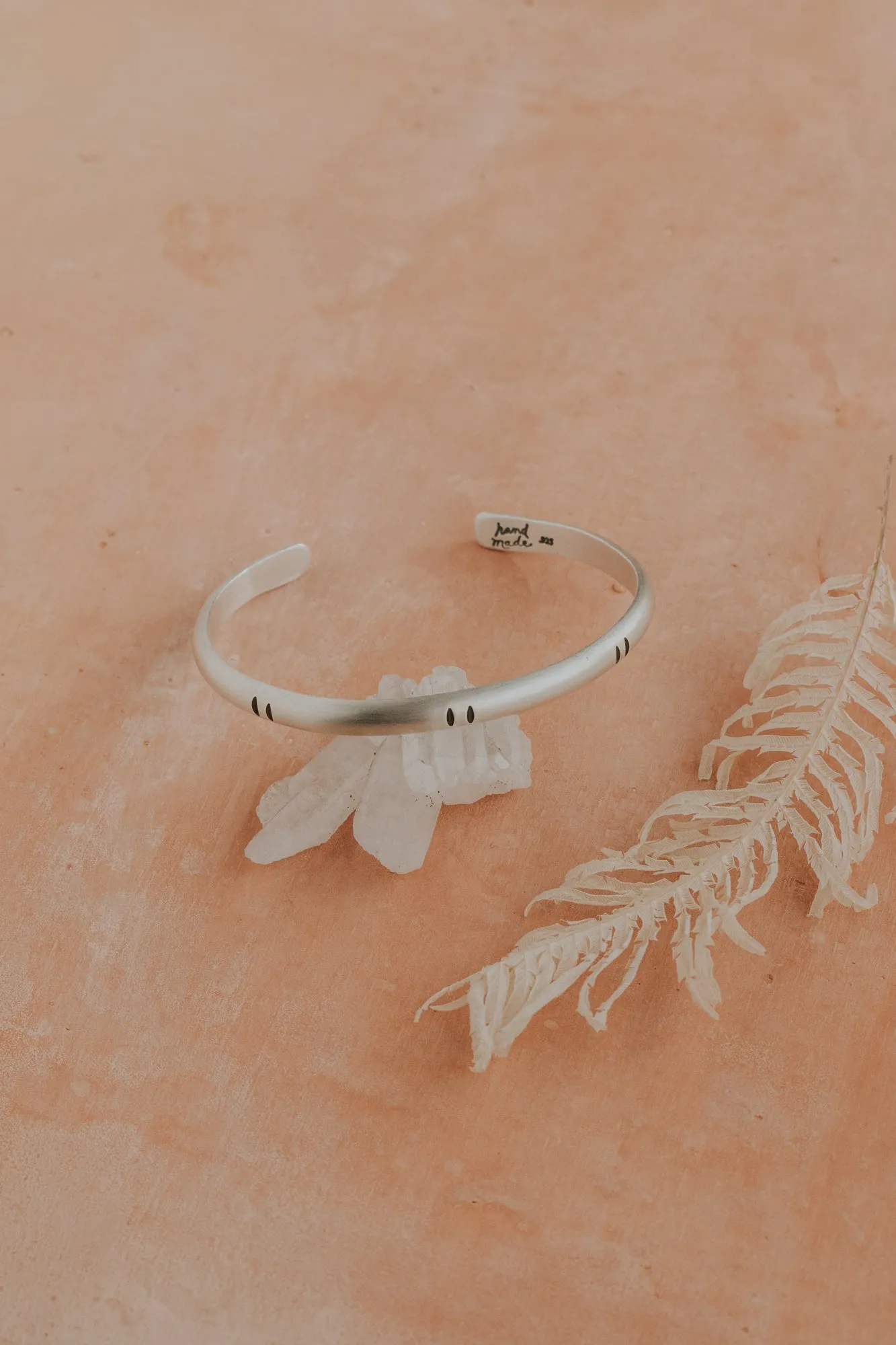 Extra Thick Simple Stamped Cuff Bracelet