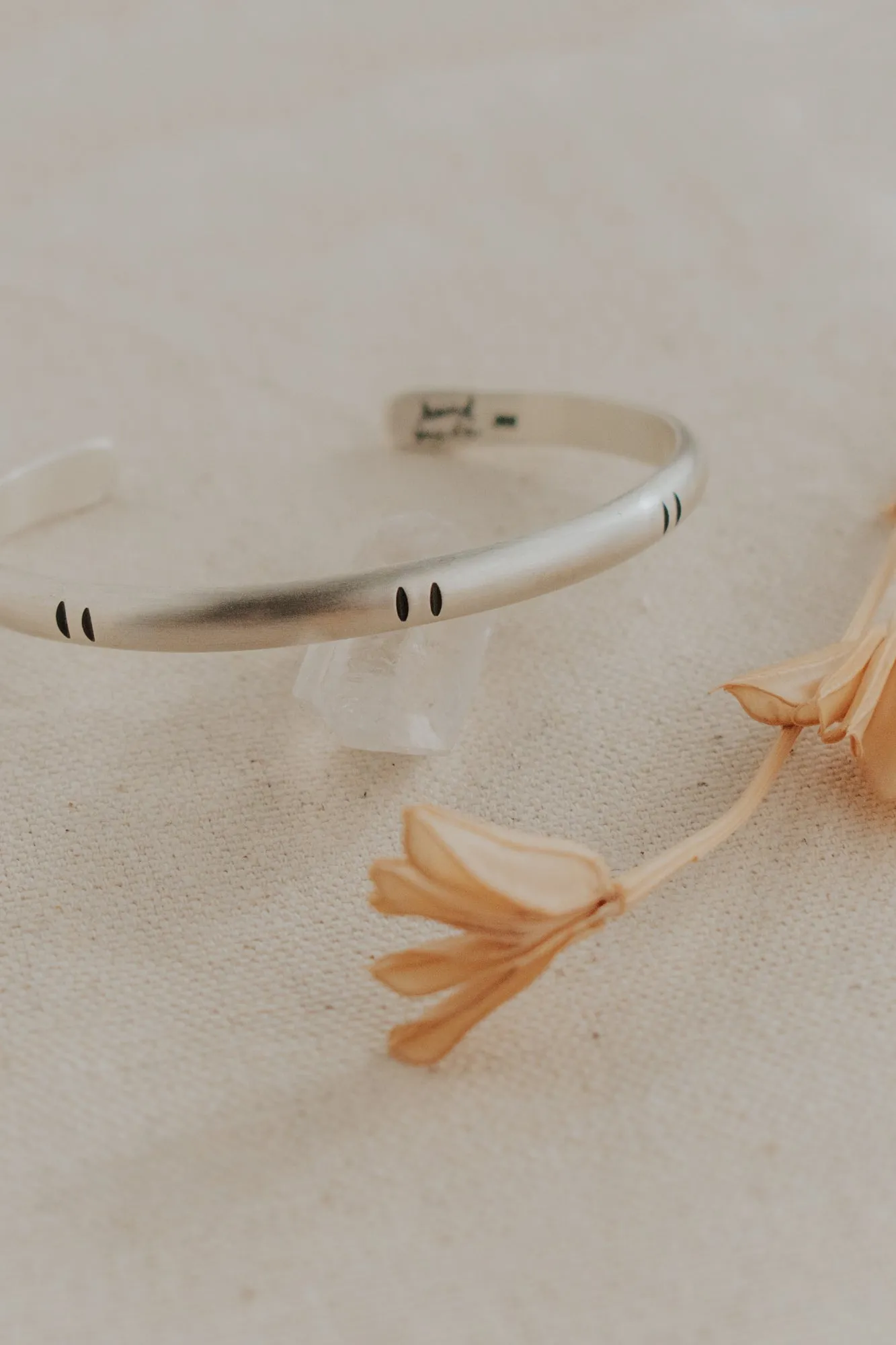 Extra Thick Simple Stamped Cuff Bracelet