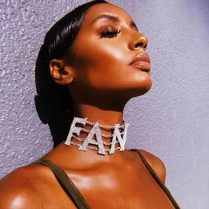 FANCY, QUEEN, SEXY- Rhinestone Letter Choker