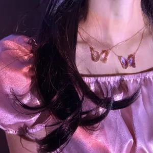 Fantasy Butterfly Necklace   HA1432