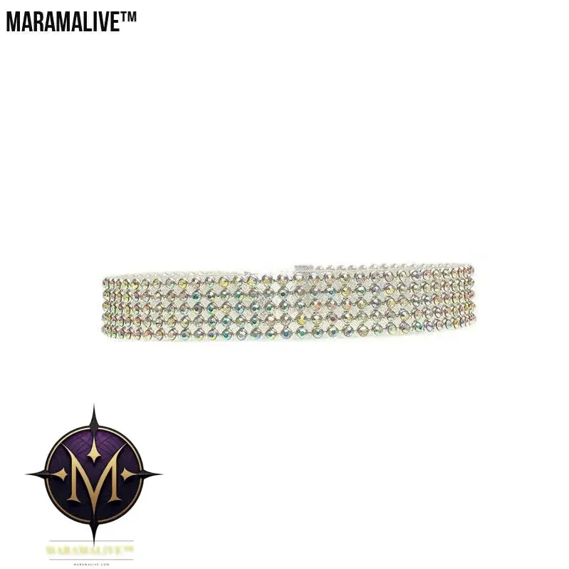 Fashion Women Full Crystal Rhinestone Choker Necklace Wedding Jewelry Chokers Necklaces for Women