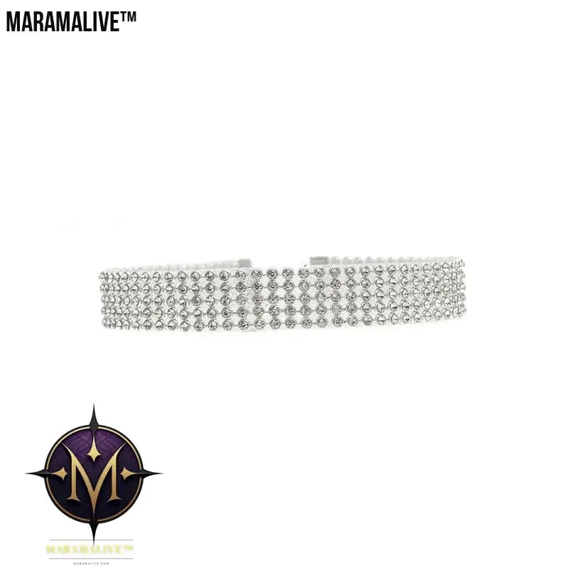 Fashion Women Full Crystal Rhinestone Choker Necklace Wedding Jewelry Chokers Necklaces for Women