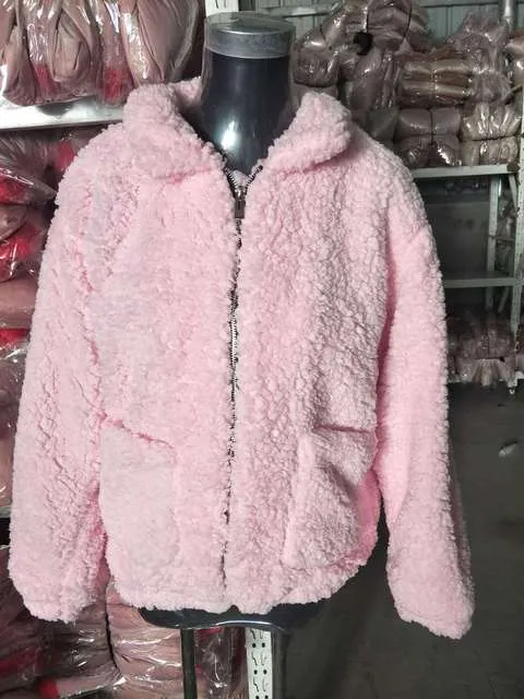 Female Overcoat Casual Teddy Outwear
