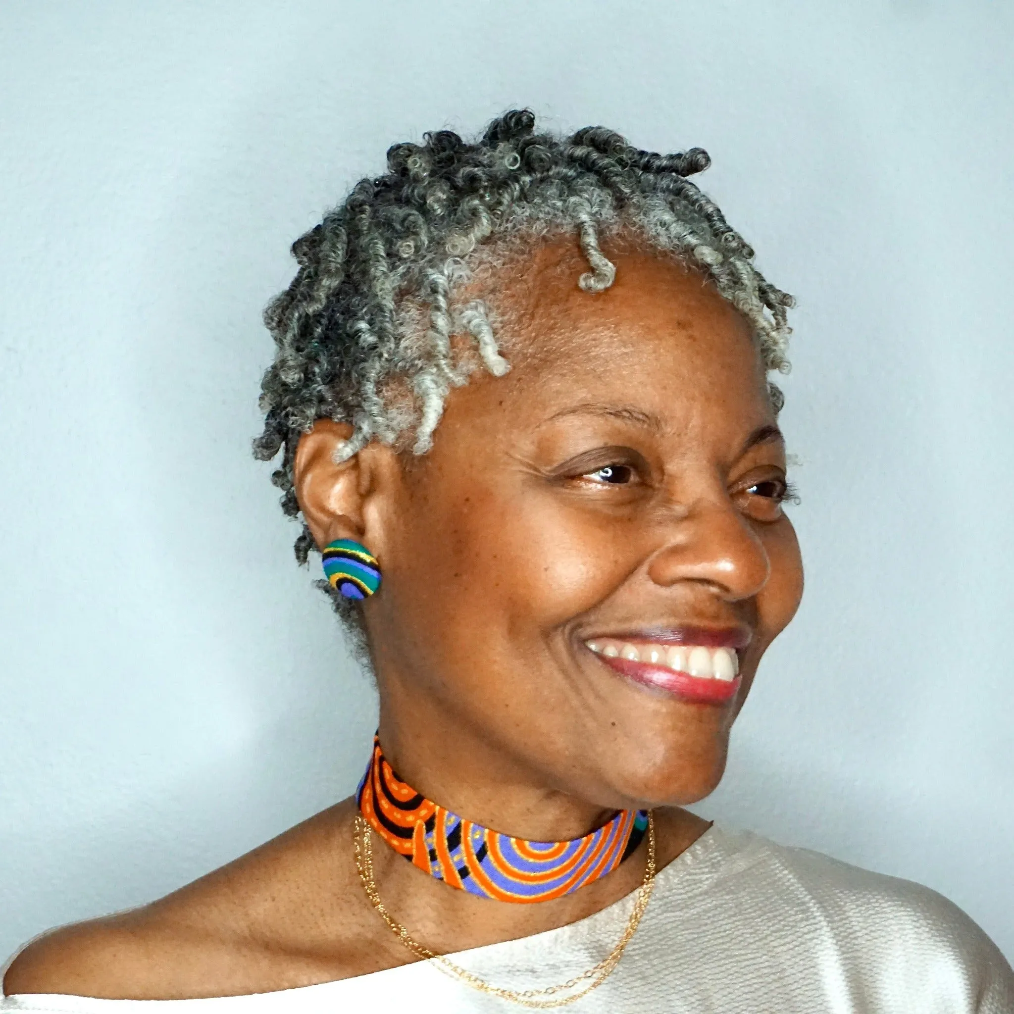 Feray Ankara Fabric Choker