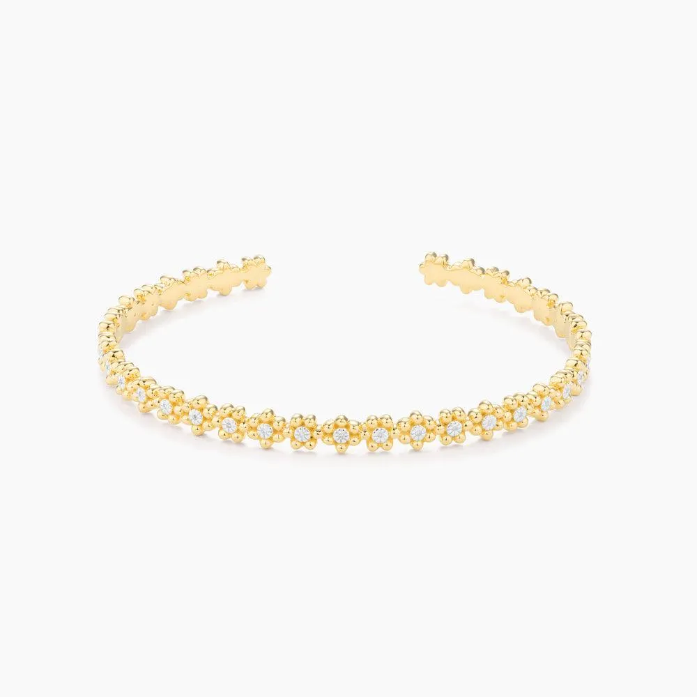 Field Of Daisies Cuff Bracelet