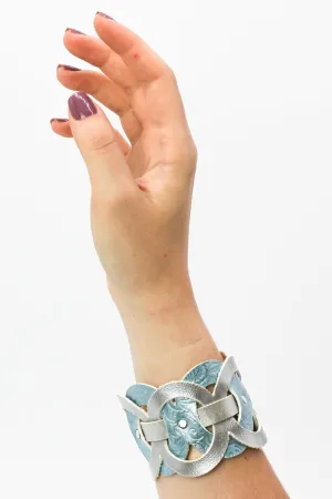 Filigree Cuff Bracelet / Silvery Elemental
