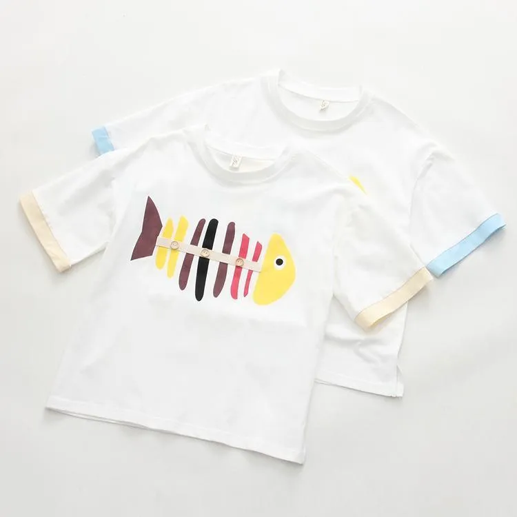 Fish Appliques T-Shirt