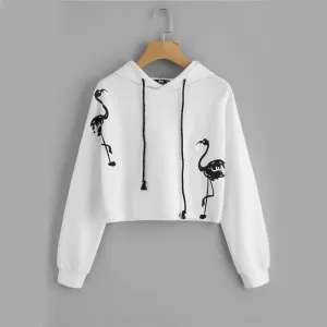 Flamingo Hooded Shirt