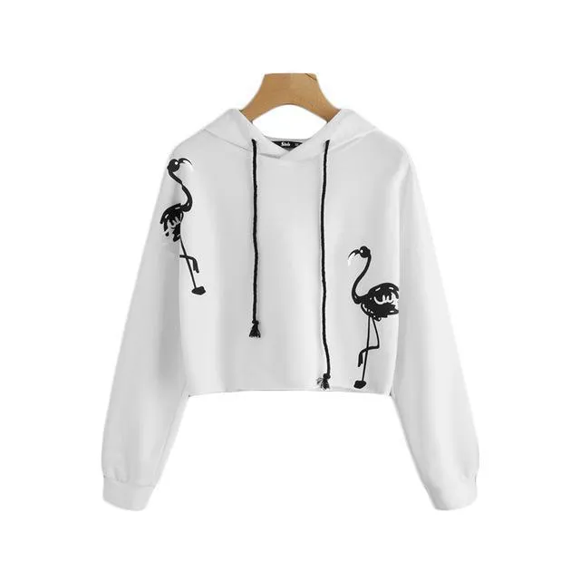 Flamingo Hooded Shirt