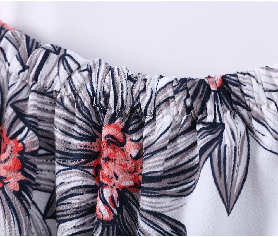 Flared Sleeve Off-Shoulder