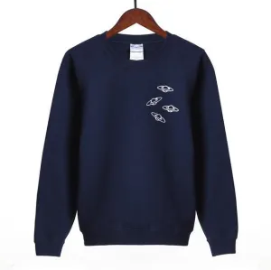 Fleeced O-Neck Sweatshirt