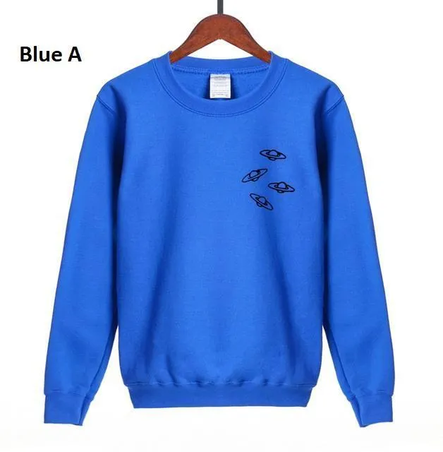 Fleeced O-Neck Sweatshirt