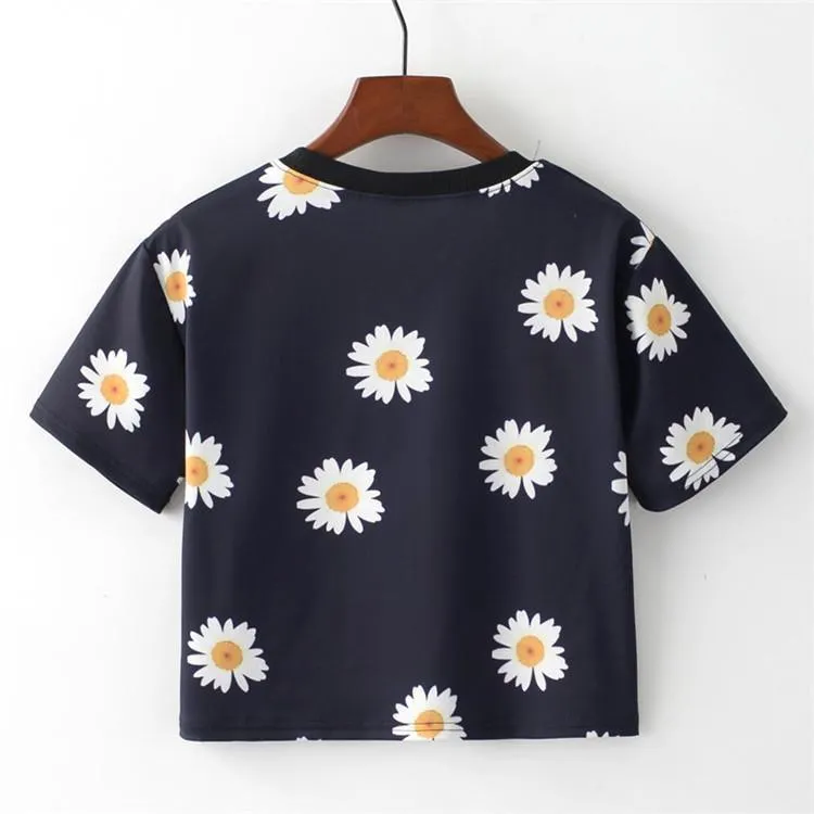 Floral Crop T-Shirt