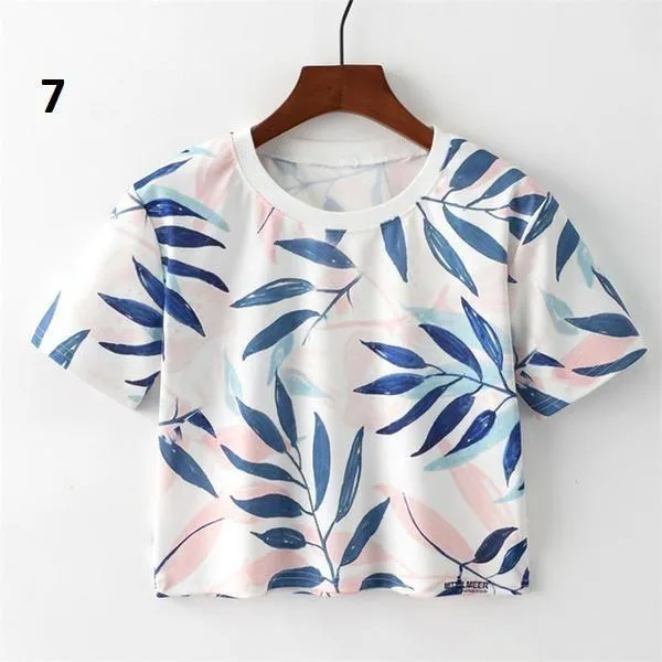 Floral Crop T-Shirt