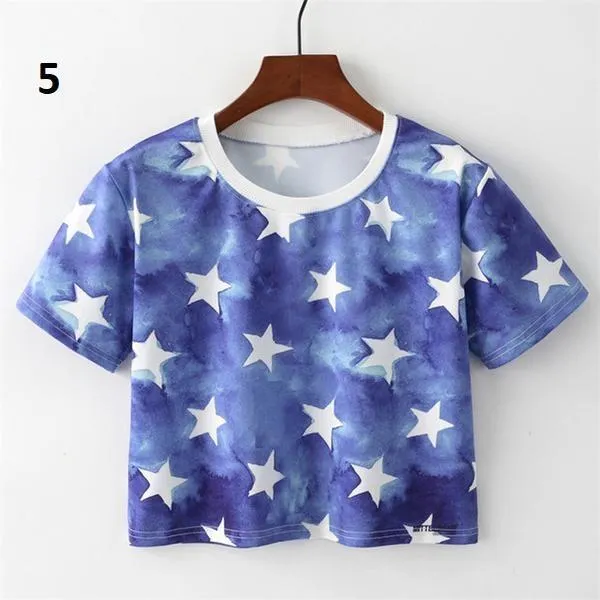 Floral Crop T-Shirt