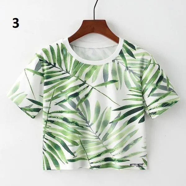 Floral Crop T-Shirt