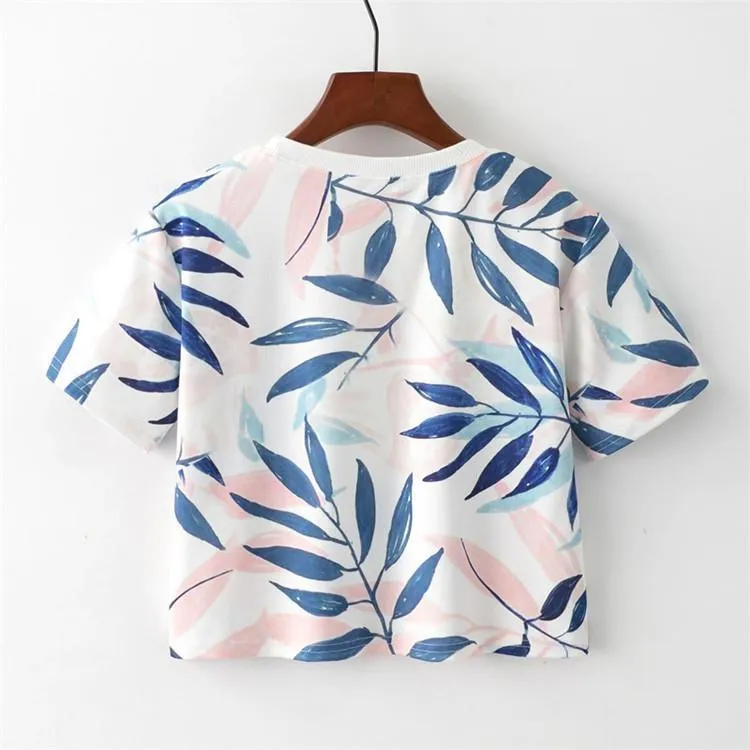 Floral Crop T-Shirt